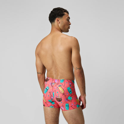 Print Beachstar Aquashorts Leg Pink - Speedo
