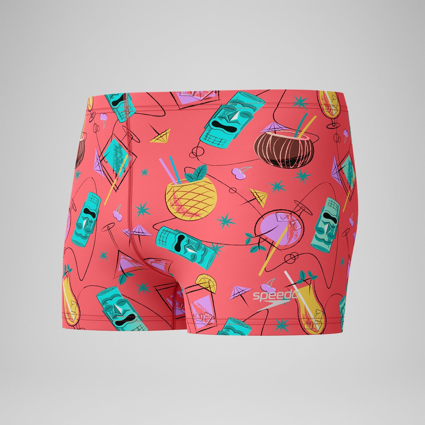 Print Beachstar Aquashorts Leg Pink - Speedo