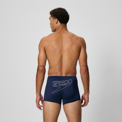 Endurance+ Logo Aquashorts Navy - Speedo