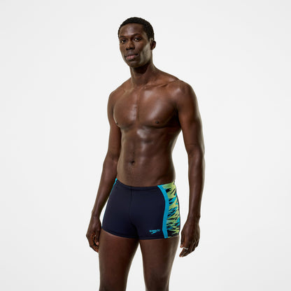 Hyperboom Splice Aquashorts Black/Green - Speedo