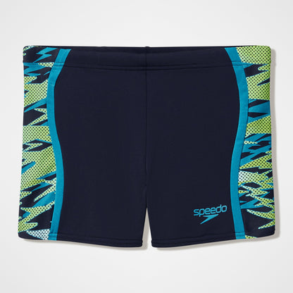 Hyperboom Splice Aquashorts Black/Green - Speedo