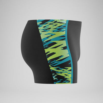 Hyperboom Splice Aquashorts Black/Green - Speedo