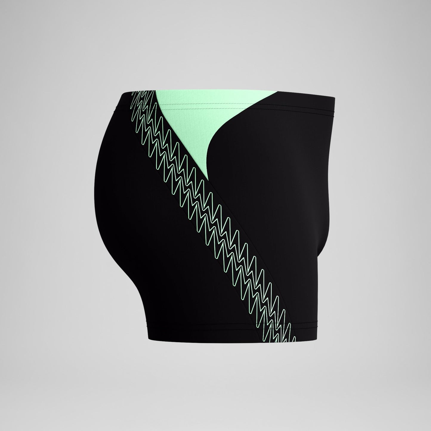 Hyperboom Splice Aquashorts Black/Green - Speedo