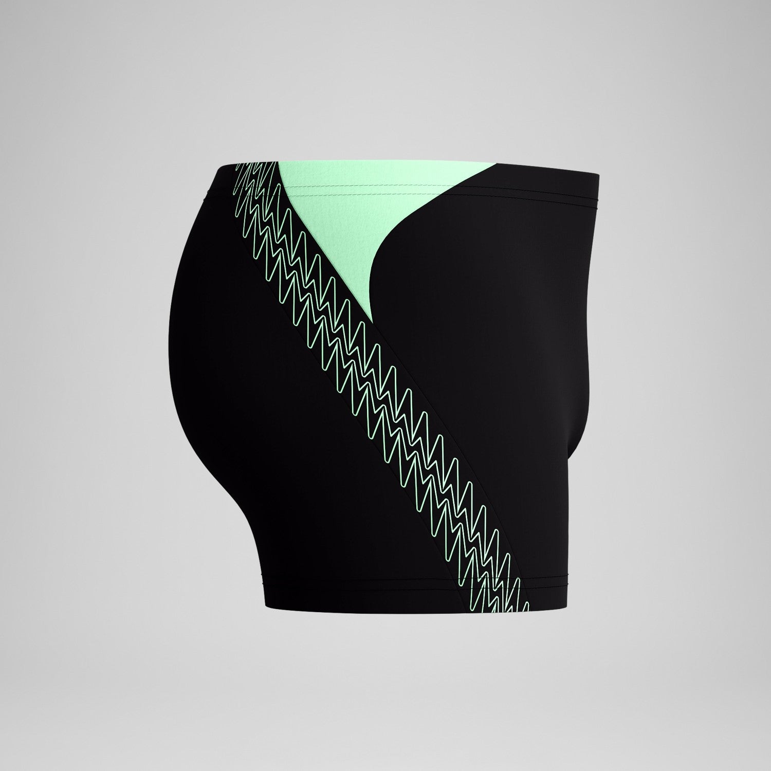 Hyperboom Splice Aquashorts Black/Green - Speedo