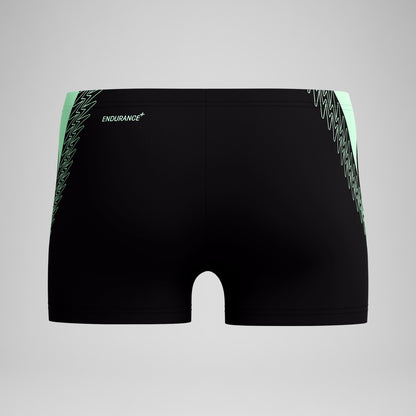 Hyperboom Splice Aquashorts Black/Green - Speedo