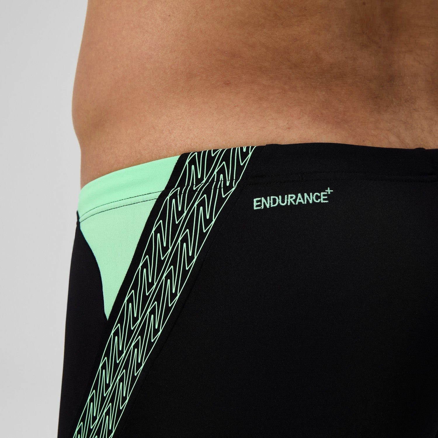 Hyperboom Splice Aquashorts Black/Green - Speedo