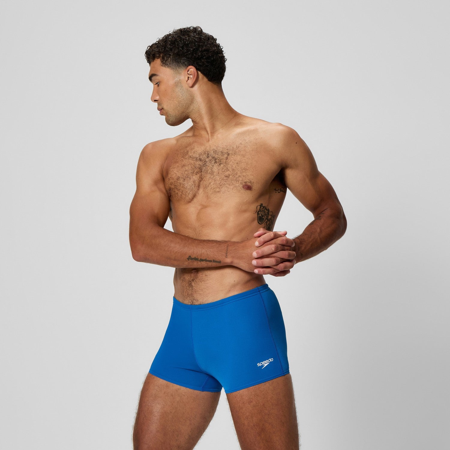 Endurance+ Logo Aquashorts Blue - Speedo