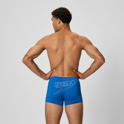 Endurance+ Logo Aquashorts Blue - Speedo