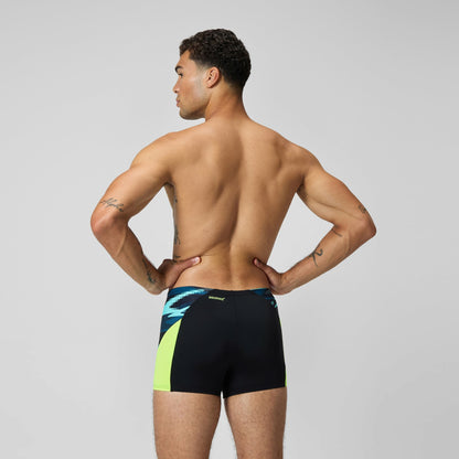 Endurance+ Max Splice Aquashorts Black/Yellow - Speedo
