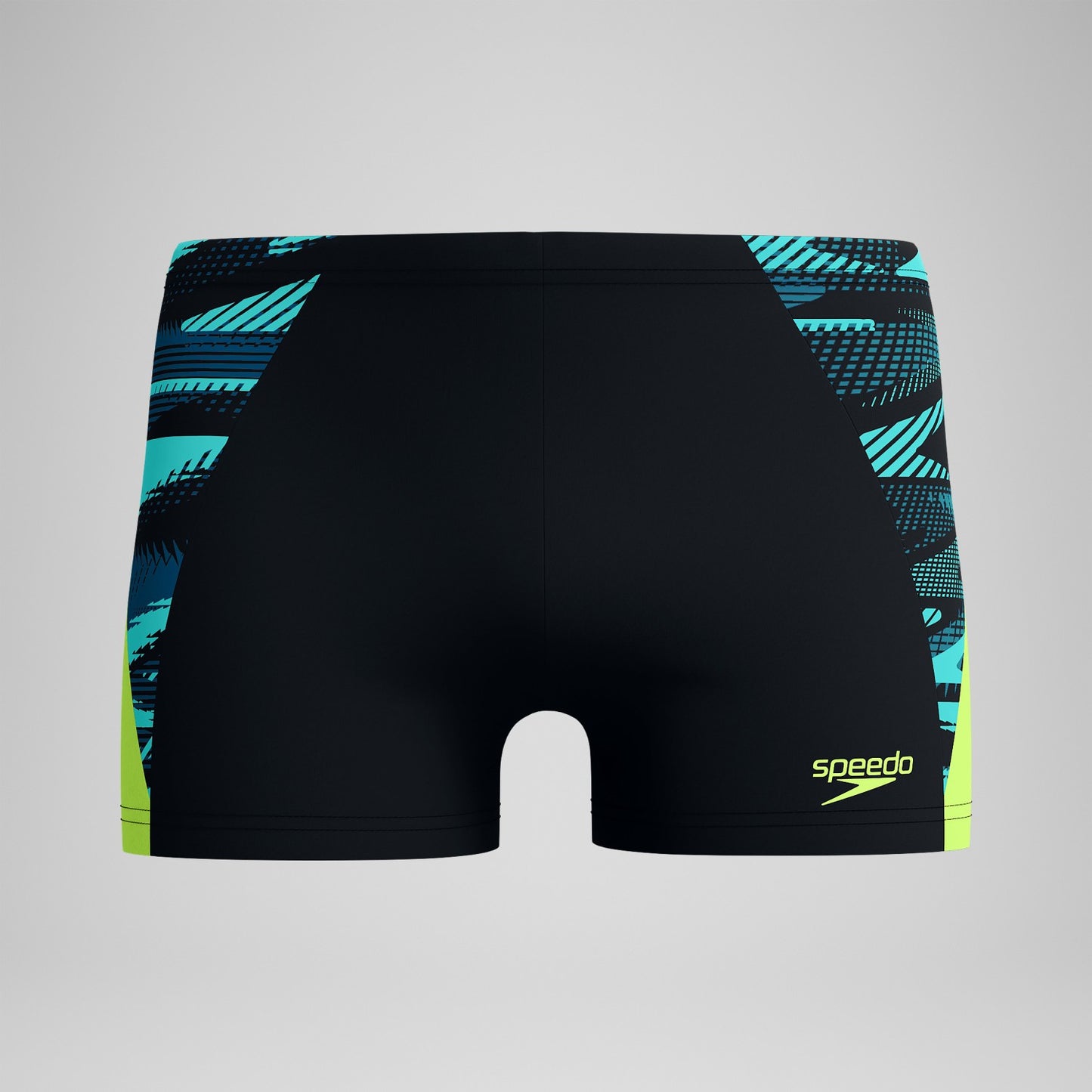 Endurance+ Max Splice Aquashorts Black/Yellow - Speedo