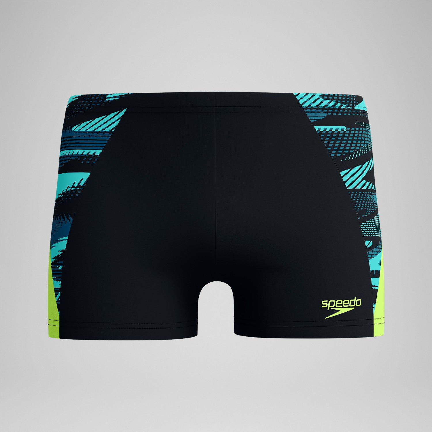Endurance+ Max Splice Aquashorts Black/Yellow - Speedo