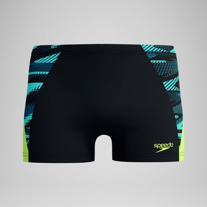 Endurance+ Max Splice Aquashorts Black/Yellow - Speedo