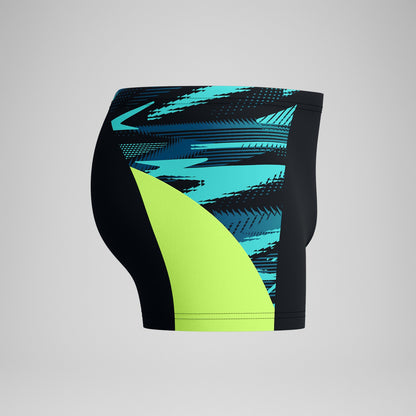 Endurance+ Max Splice Aquashorts Black/Yellow - Speedo