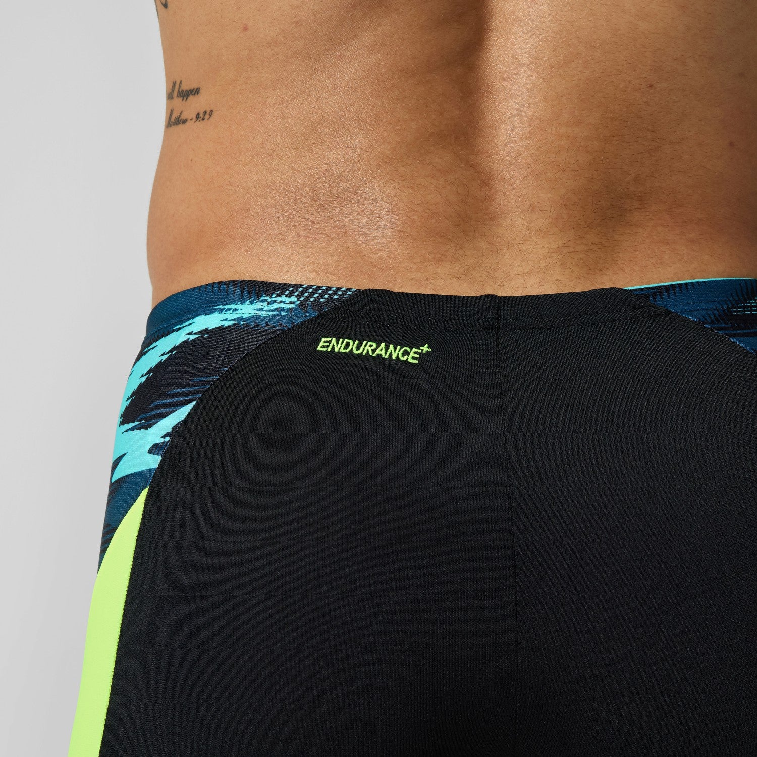 Endurance+ Max Splice Aquashorts Black/Yellow - Speedo