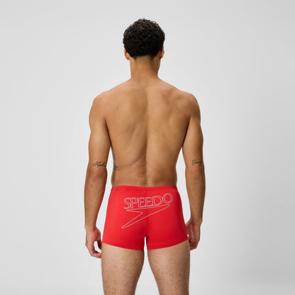 Endurance+ Logo Aquashorts Red - Speedo