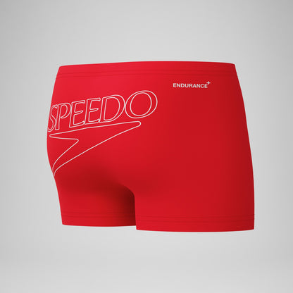 Endurance+ Logo Aquashorts Red - Speedo