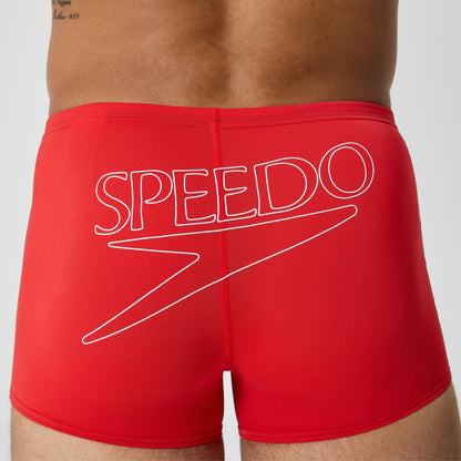Endurance+ Logo Aquashorts Red - Speedo