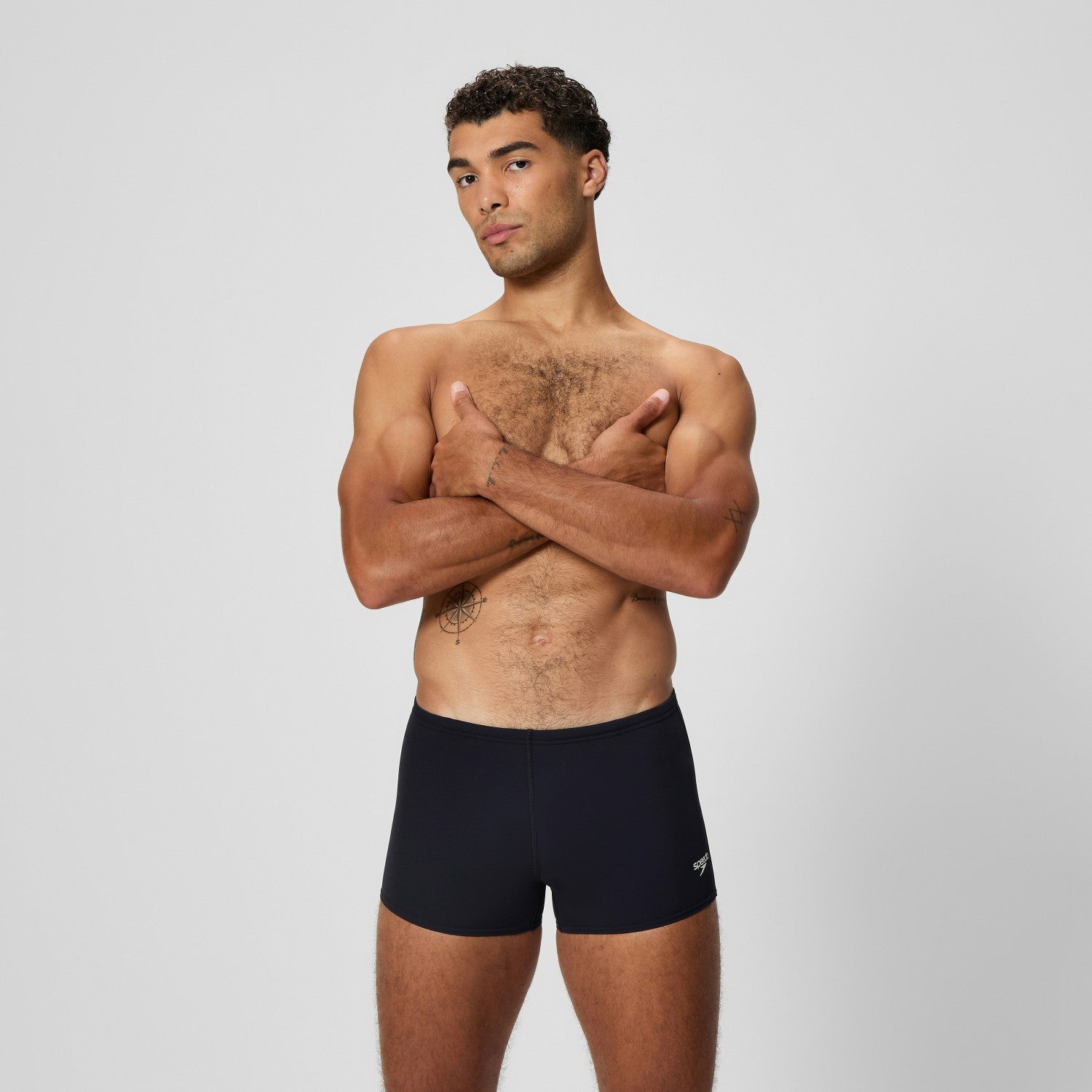 Endurance+ Logo Aquashorts Black - Speedo