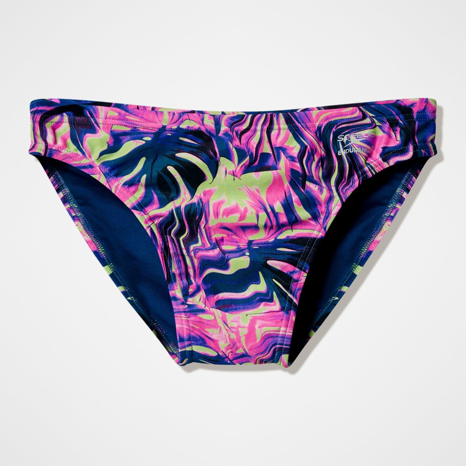 Club Training Printed Brief Pink/Navy - Speedo