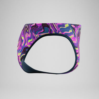 Club Training Printed Brief Pink/Navy - Speedo