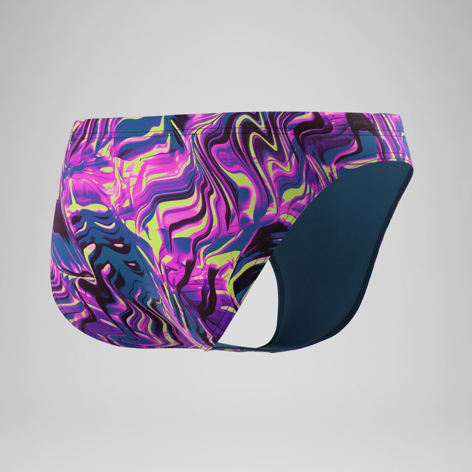 Club Training Printed Brief Pink/Navy - Speedo