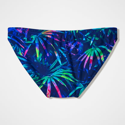 The Speedo Printed Briefs Navy - Speedo