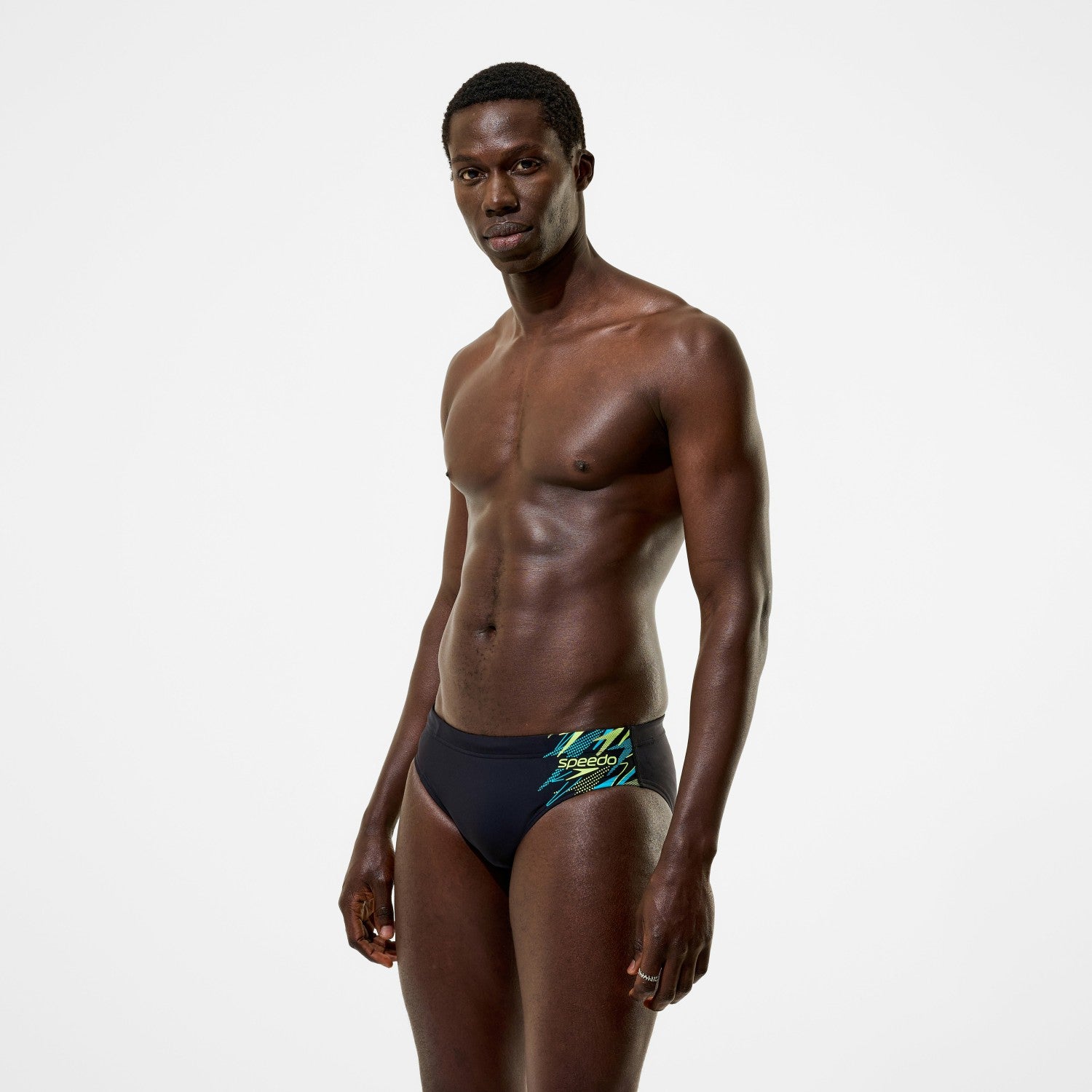 Medley Logo Brief Black/Green - Speedo