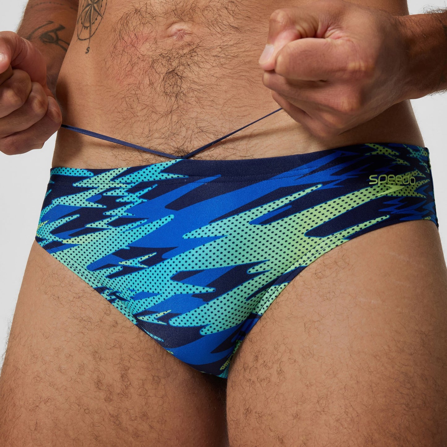 Hyperboom Printed Brief Navy - Speedo