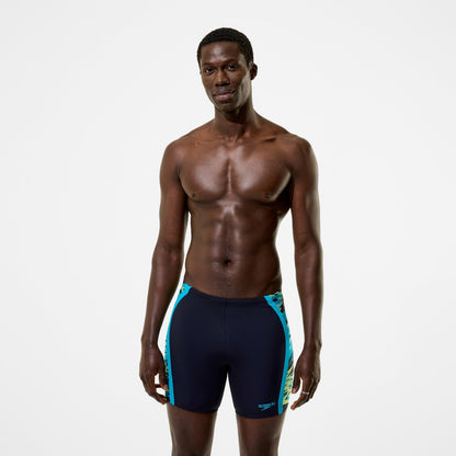 Hyperboom Splice Mid Jammer Navy/Green - Speedo