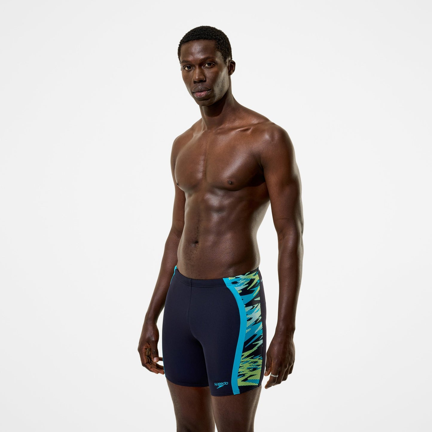 Hyperboom Splice Mid Jammer Navy/Green - Speedo