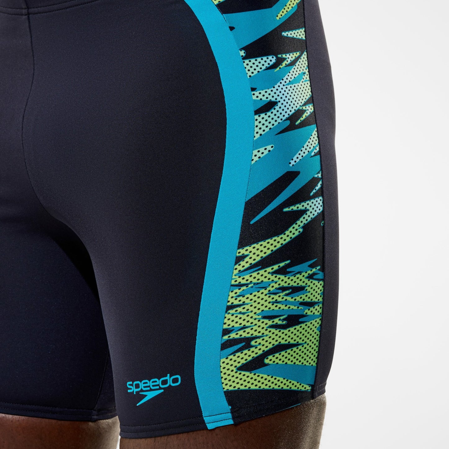 Hyperboom Splice Mid Jammer Navy/Green - Speedo