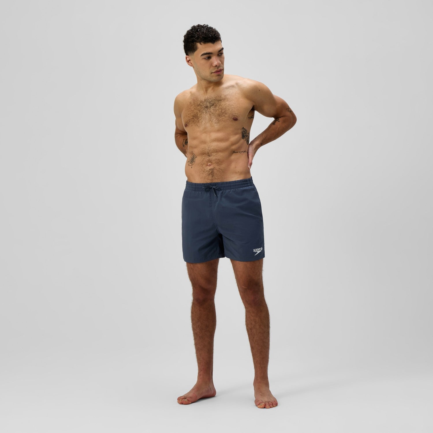 Essential Solid Swim Shorts Grey - Speedo