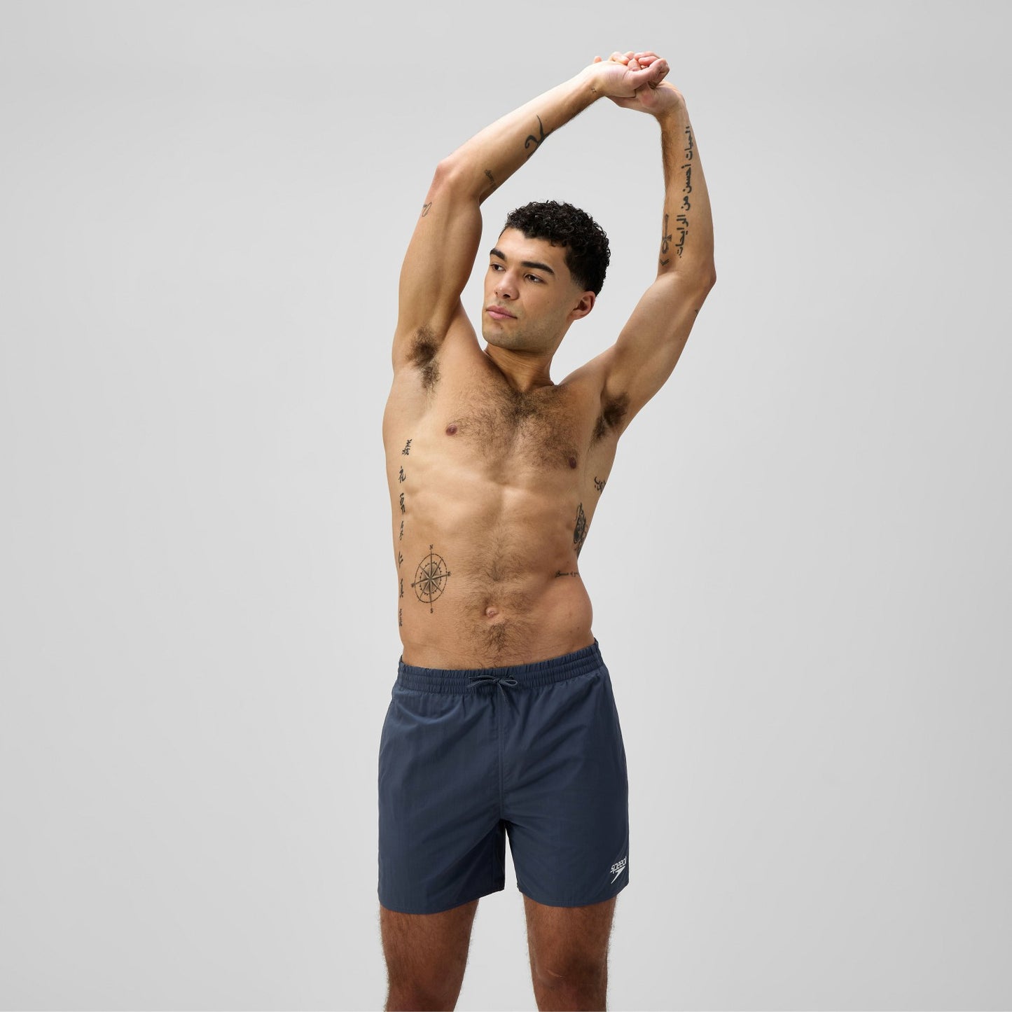 Essential Solid Swim Shorts Grey - Speedo