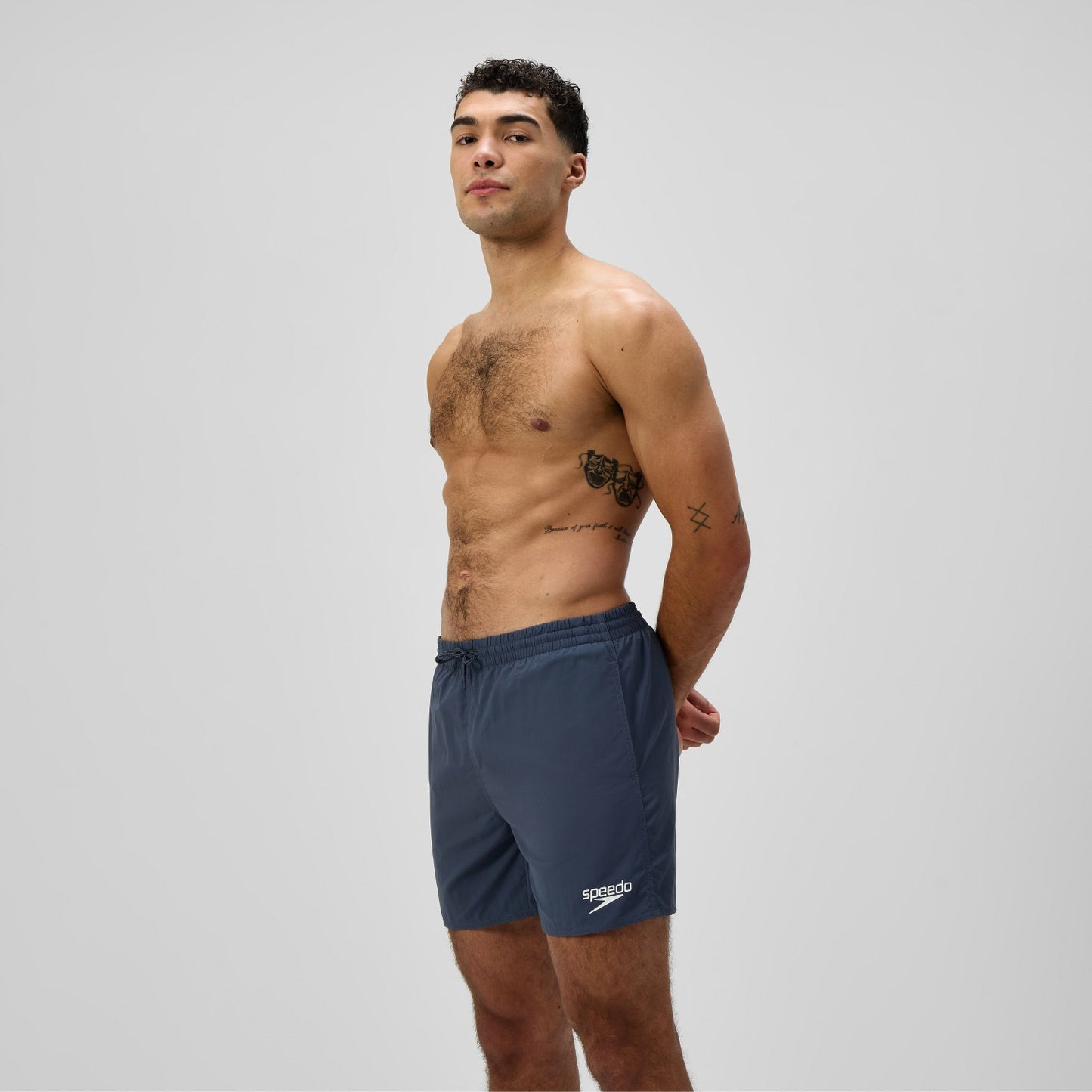Essential Solid Swim Shorts Grey - Speedo