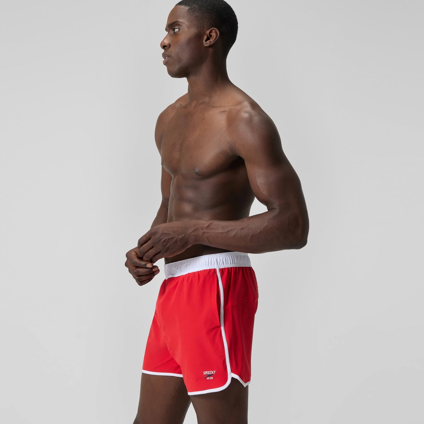 Jetstream Logo Swim Shorts Red/White - Speedo