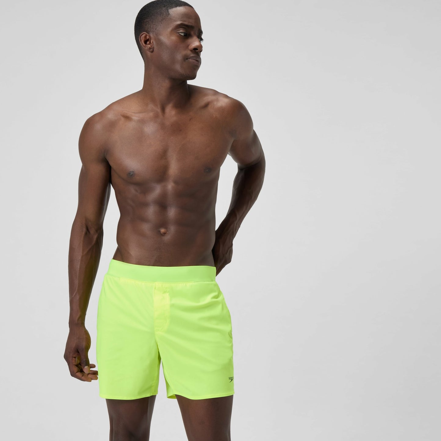 Lookout Solid Swim Shorts Yellow - Speedo