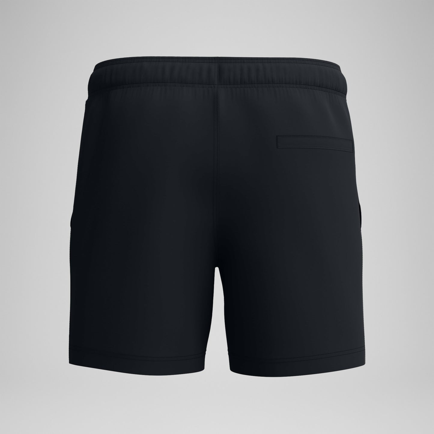 Classic Solid Redondo Edge Volley Swim Shorts Black - Speedo