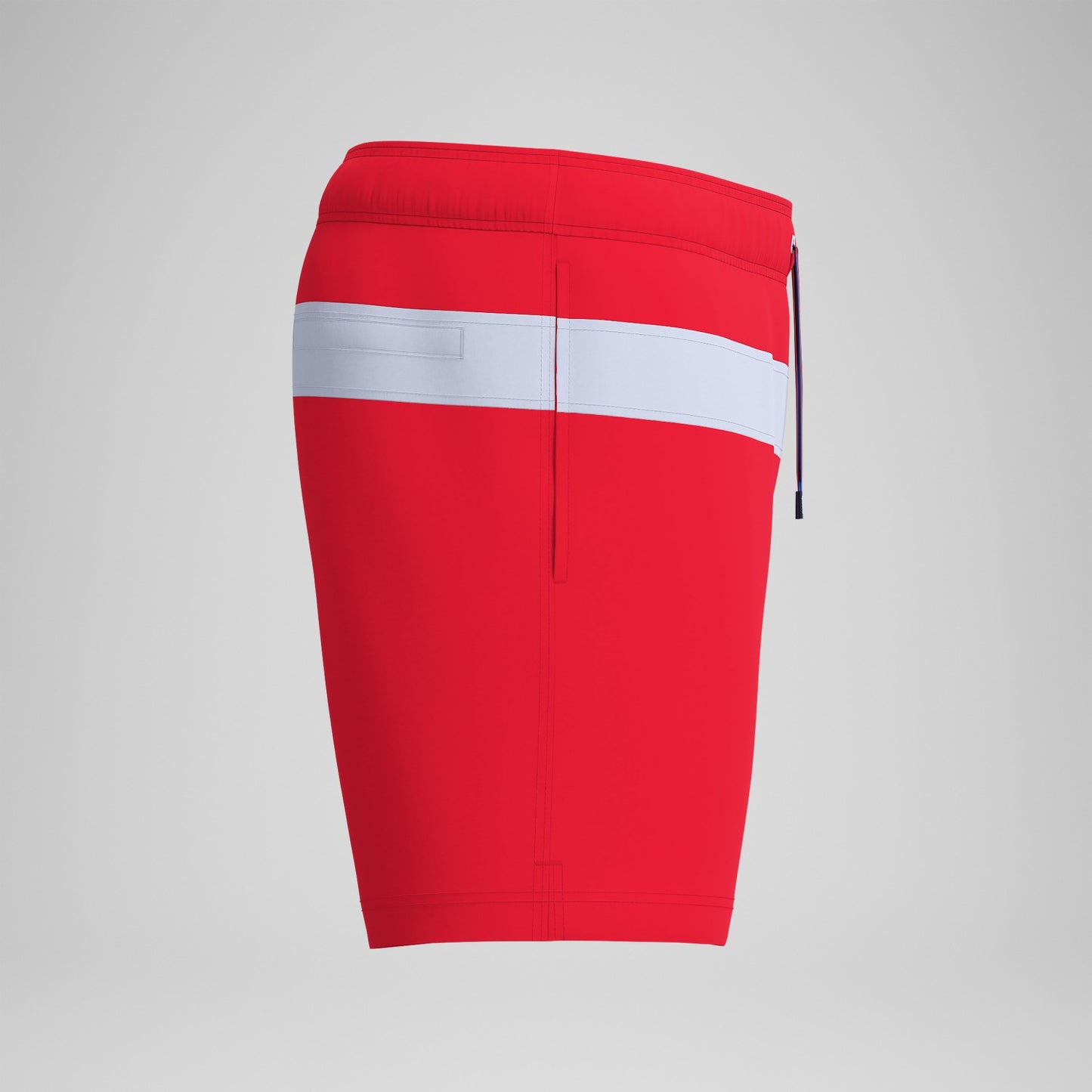 Jetstream Striped Colourblock Swim Shorts Red/White - Speedo