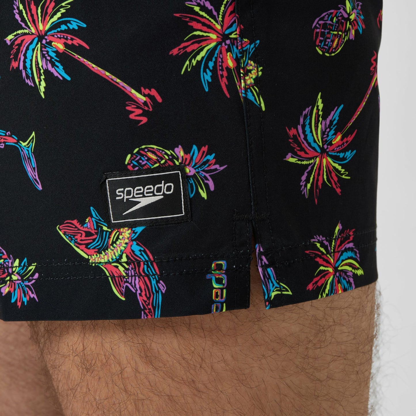Printed Redondo Edge Swim Shorts Black/Orange - Speedo