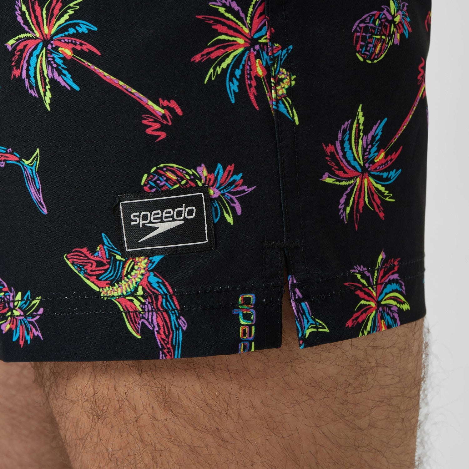 Printed Redondo Edge Swim Shorts Black/Orange - Speedo