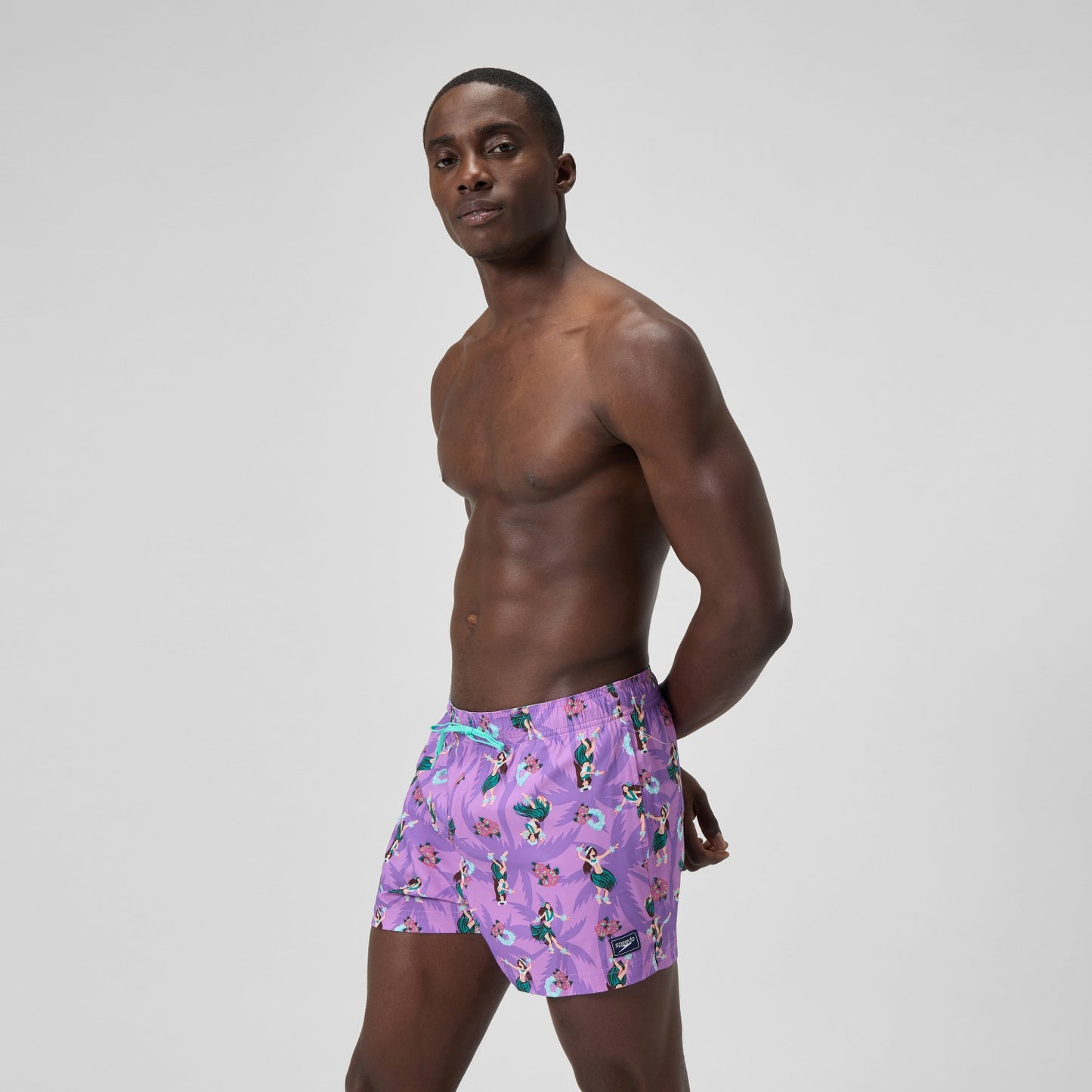 Printed Redondo Edge Swim Shorts Pink - Speedo
