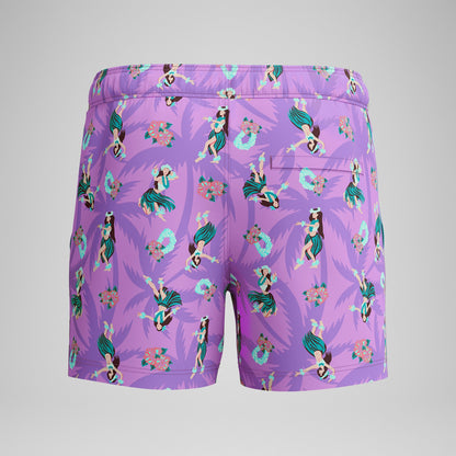 Printed Redondo Edge Swim Shorts Pink - Speedo