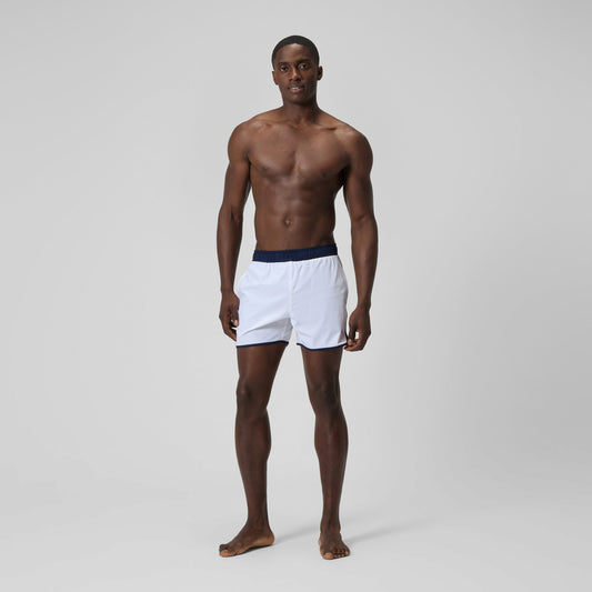 Jetstream Logo Swim Shorts White/Navy - Speedo