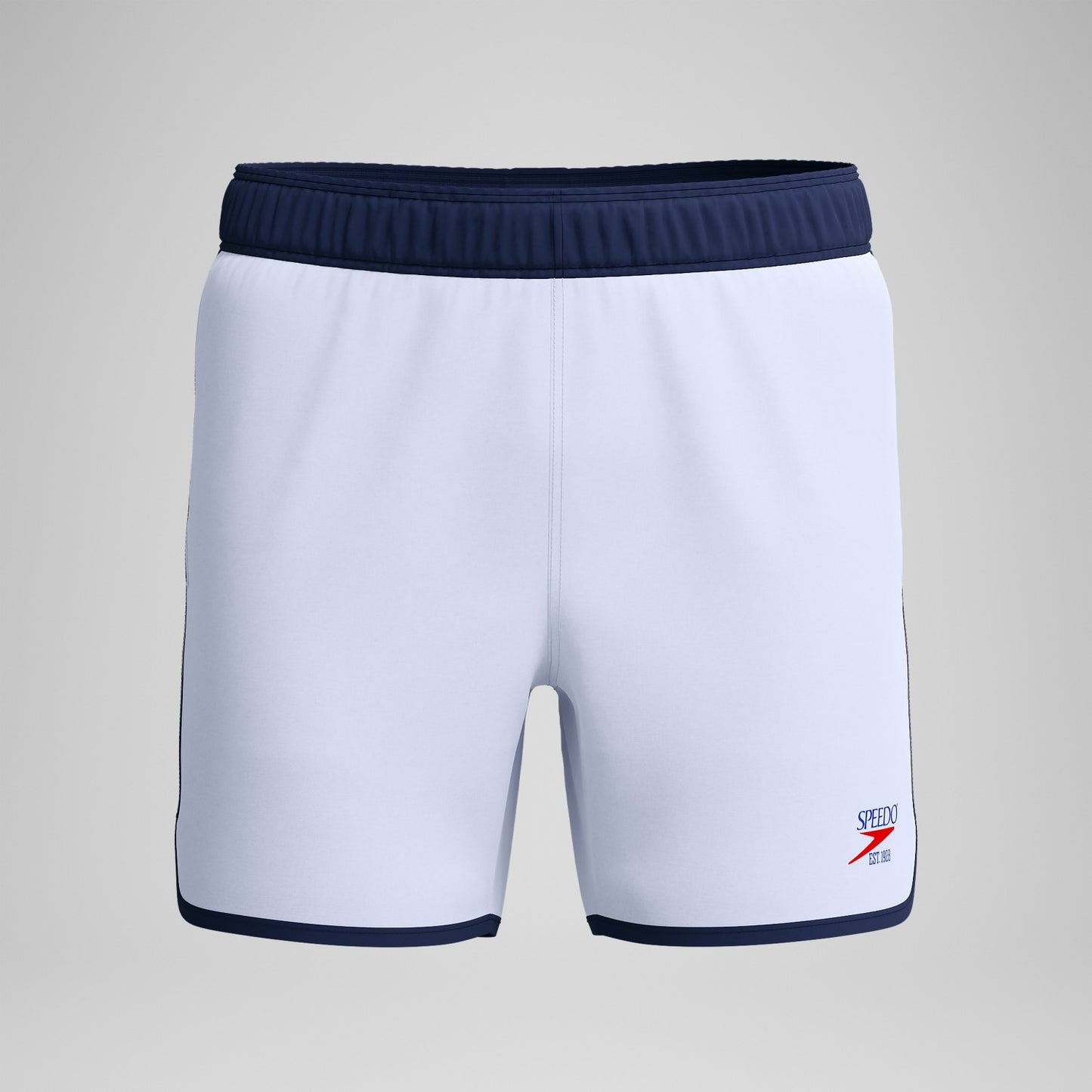 Jetstream Logo Swim Shorts White/Navy - Speedo