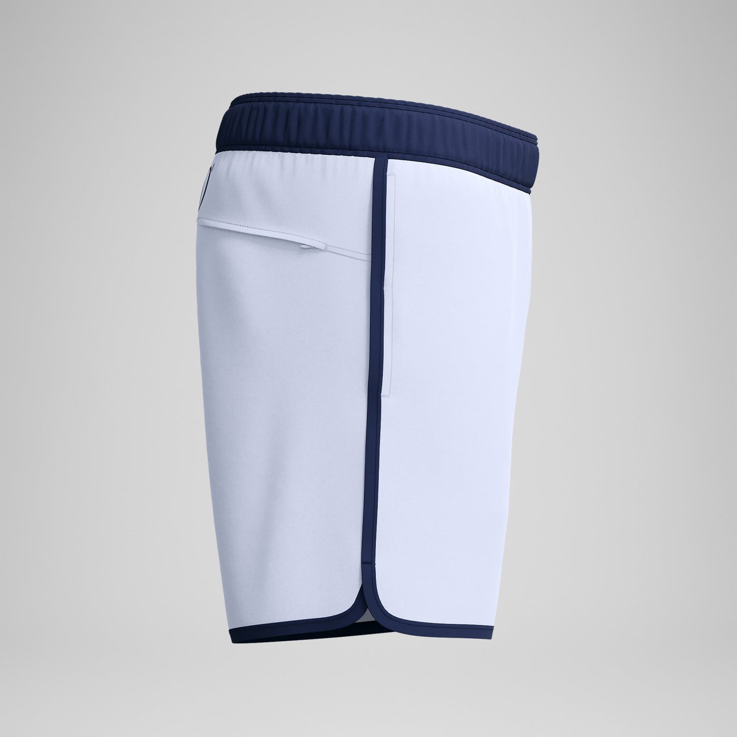 Jetstream Logo Swim Shorts White/Navy - Speedo