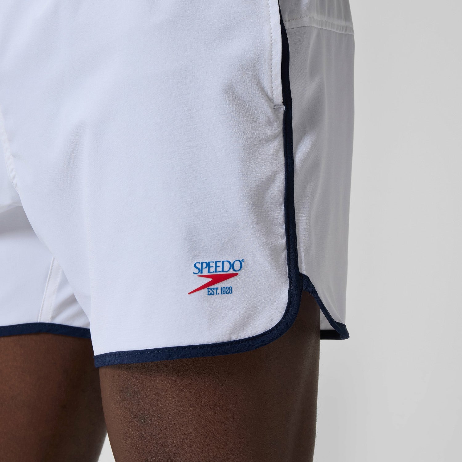 Jetstream Logo Swim Shorts White/Navy - Speedo