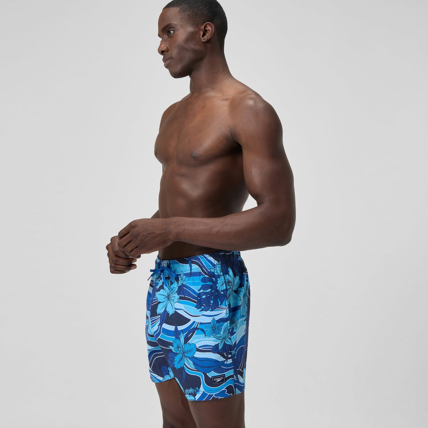 Print Rondo Edge Volley Swim Shorts Navy - Speedo