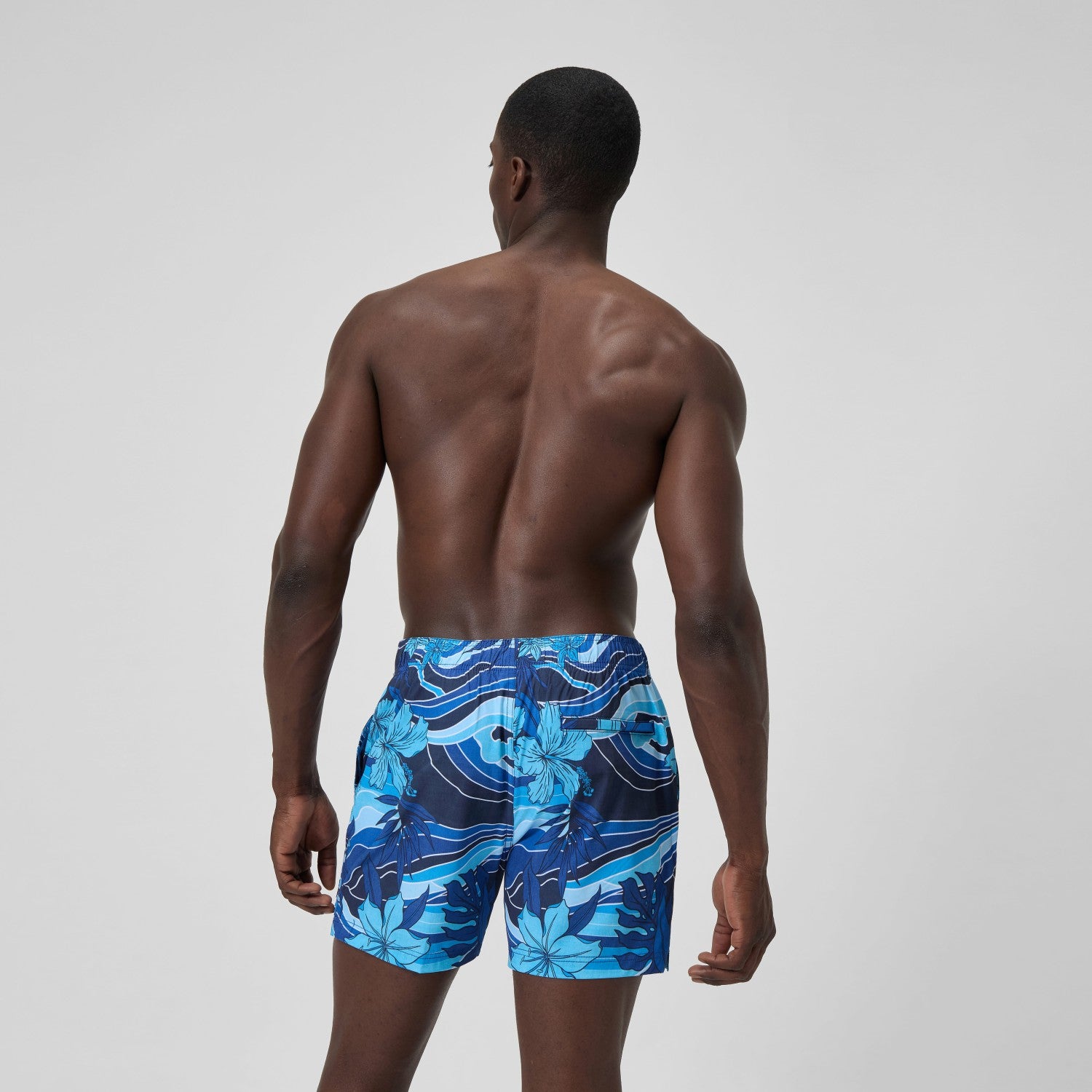 Print Rondo Edge Volley Swim Shorts Navy - Speedo