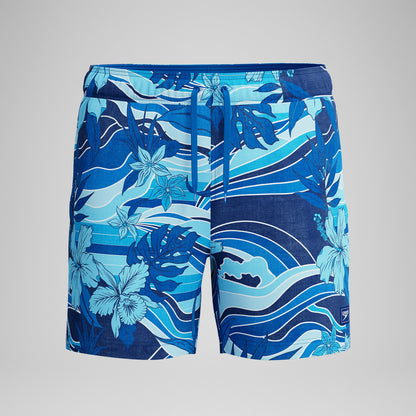 Print Rondo Edge Volley Swim Shorts Navy - Speedo