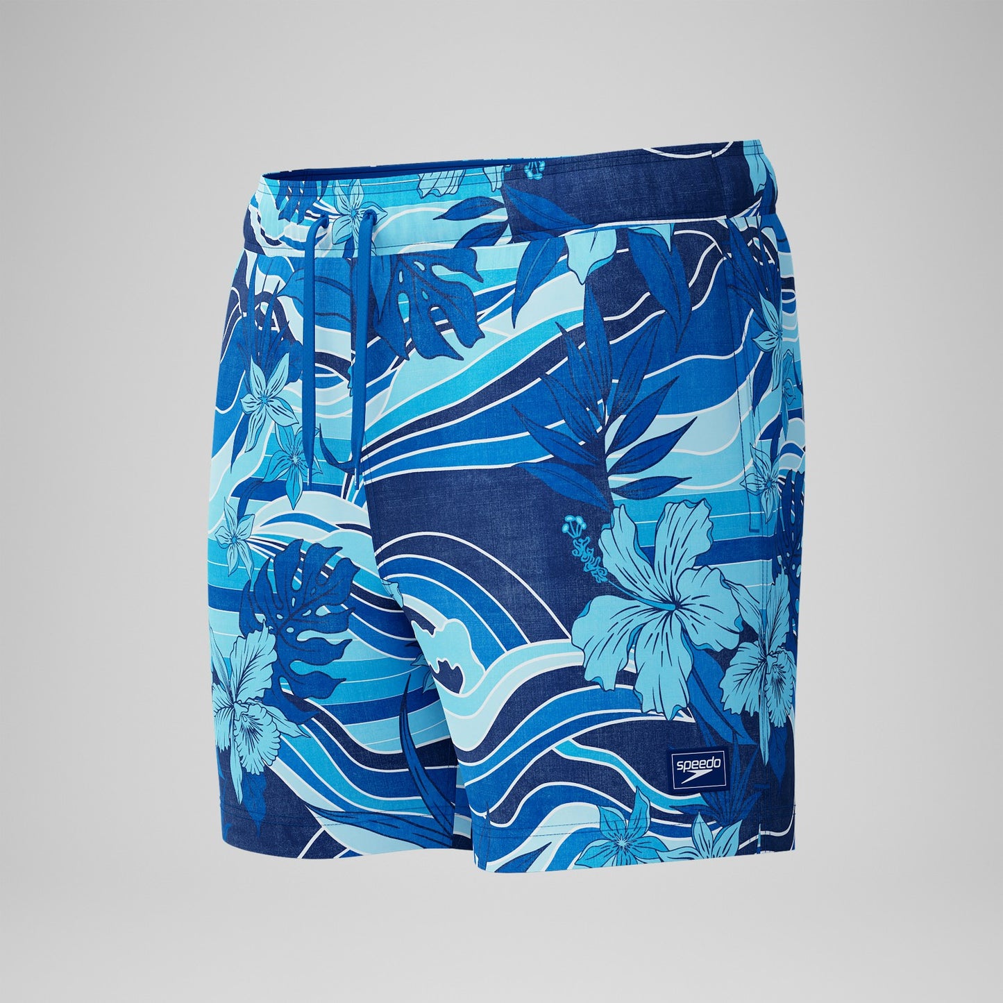 Print Rondo Edge Volley Swim Shorts Navy - Speedo